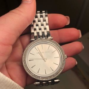 MK Micheal Kors silver watch
